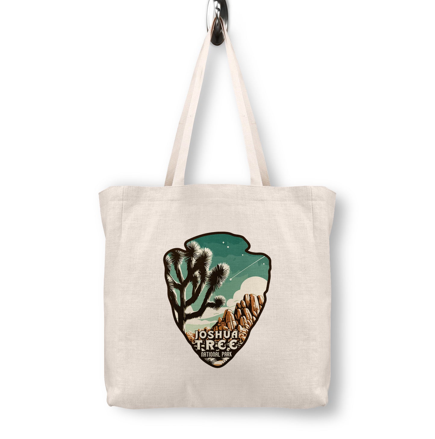 Joshua Tree National Park Arrowhead Tote Bag | National Park Canvas Tote | Desert Adventure Bag