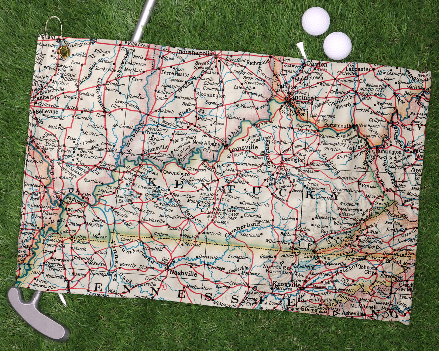 Kentucky golf towel primary image