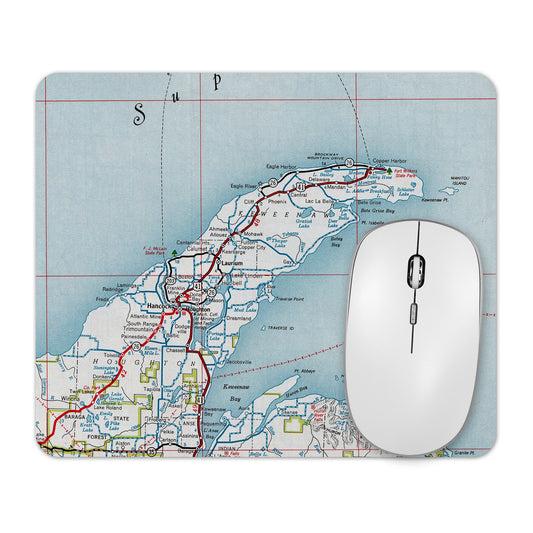 Keweenaw Peninsula Michigan mousepad