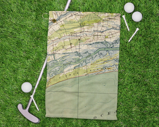 Kiawah Island South Carolina golf towel primary image