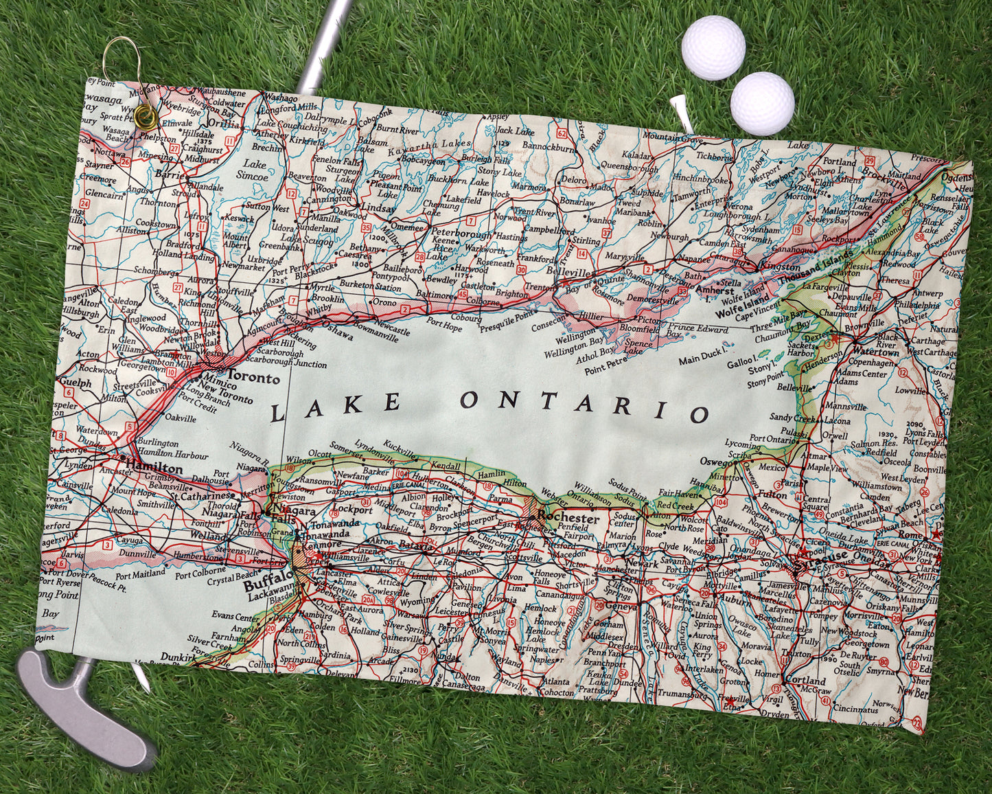 Lake Ontario golf towel primary image