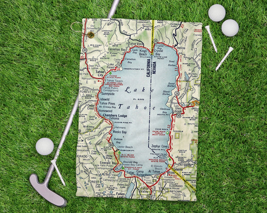 Lake Tahoe California Nevada Golf Pickleball & Athletic Towel