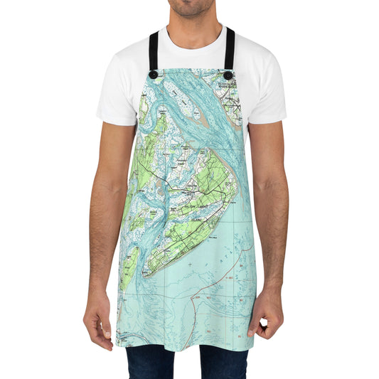 Hilton Head Island Map Apron