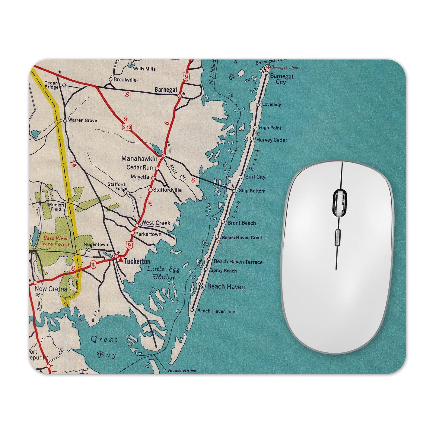 Long Beach Island New Jersey mousepad