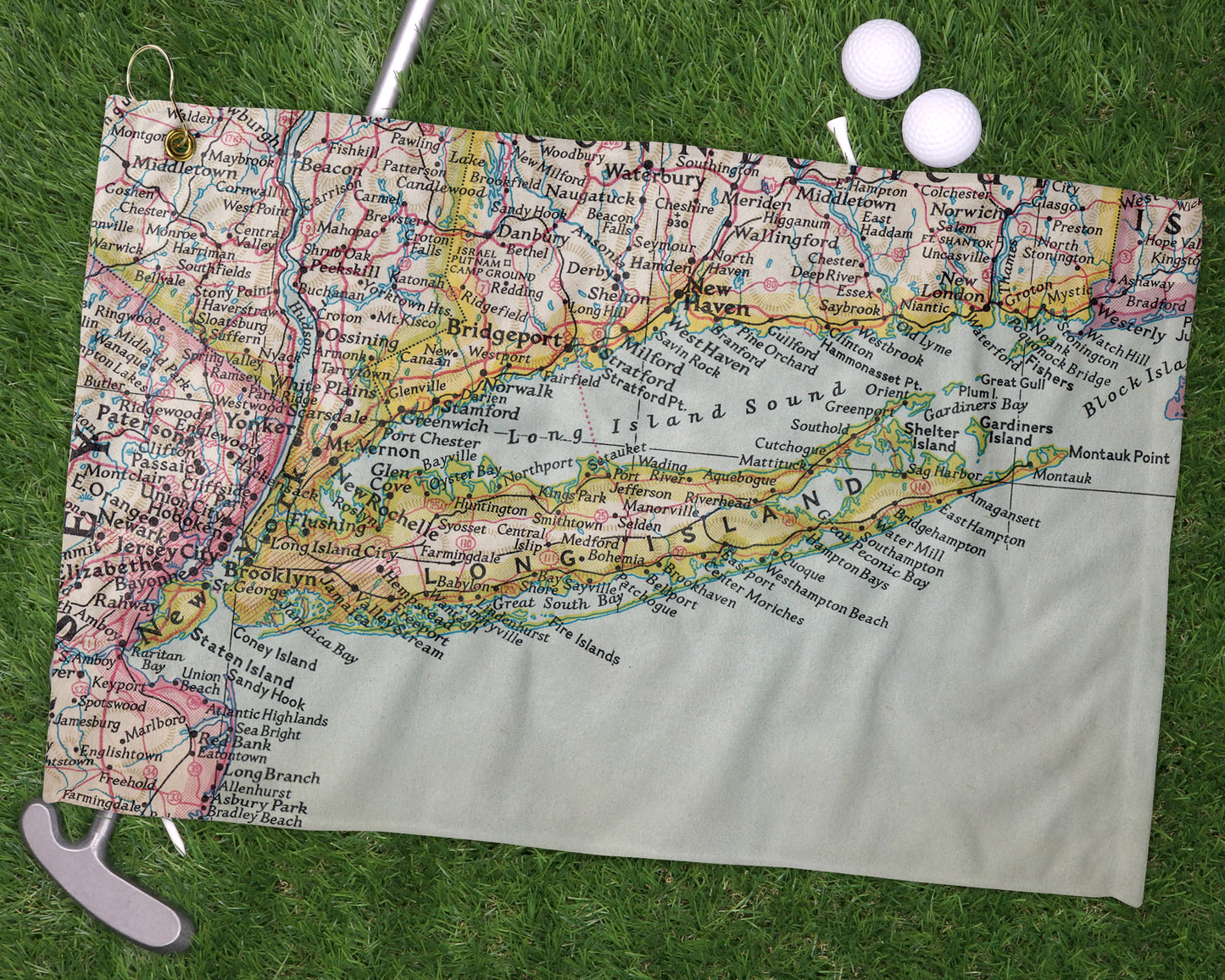 Long Island New York golf towel primary image
