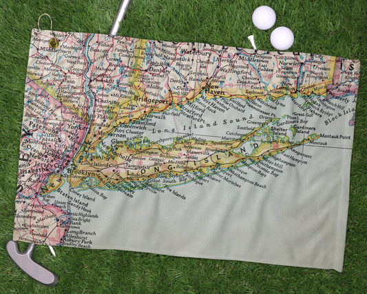 Long Island New York golf towel primary image