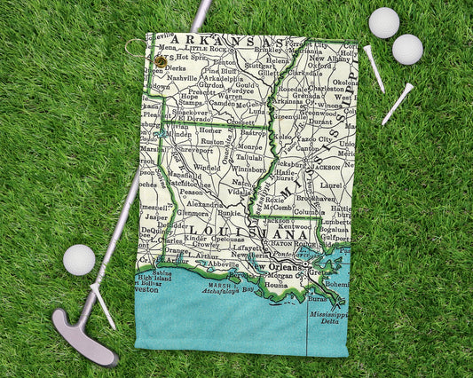 Louisiana golf towel primary image