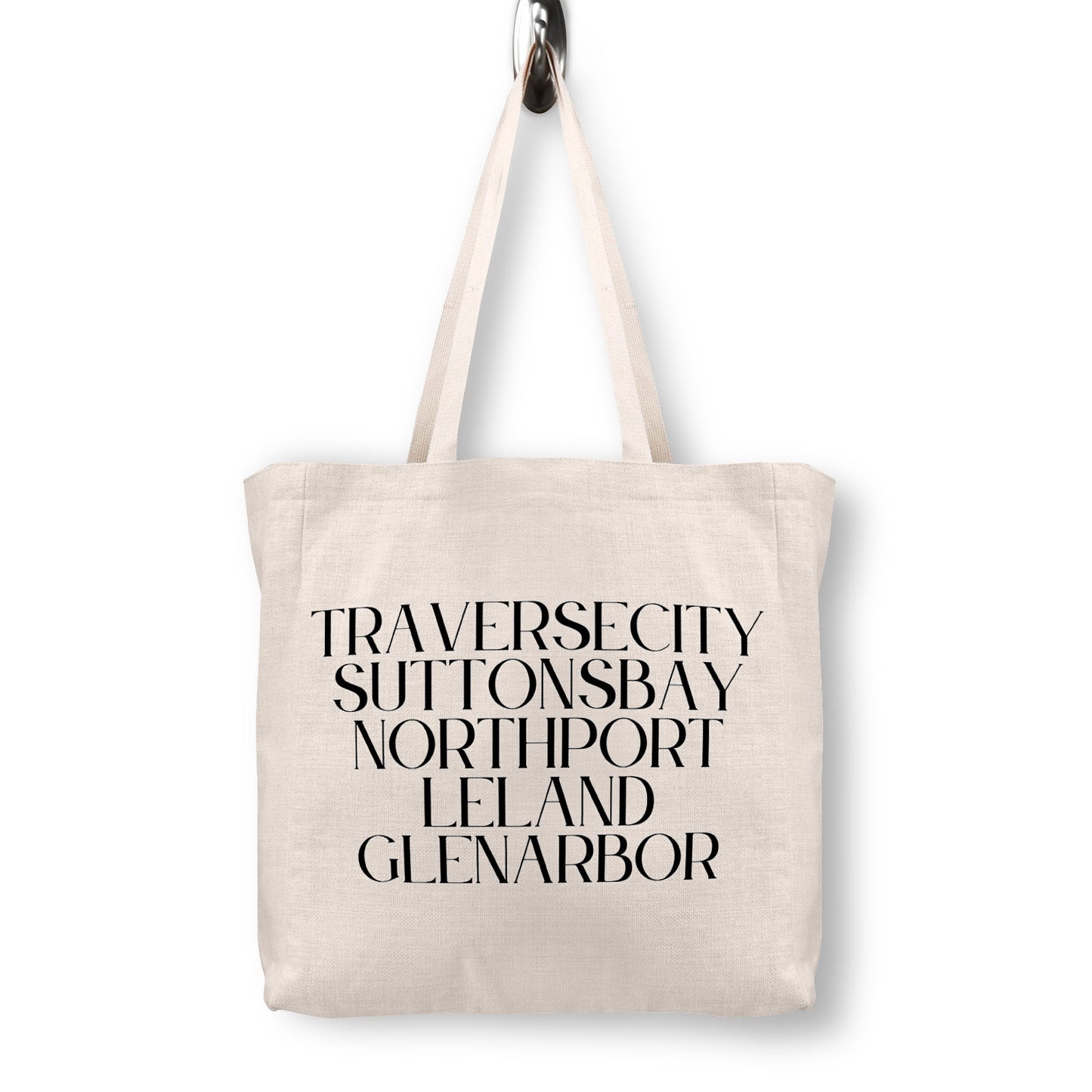 M22 Cities Tote Bag – Traverse City, Suttons Bay, Northport, Leland & Glen Arbor