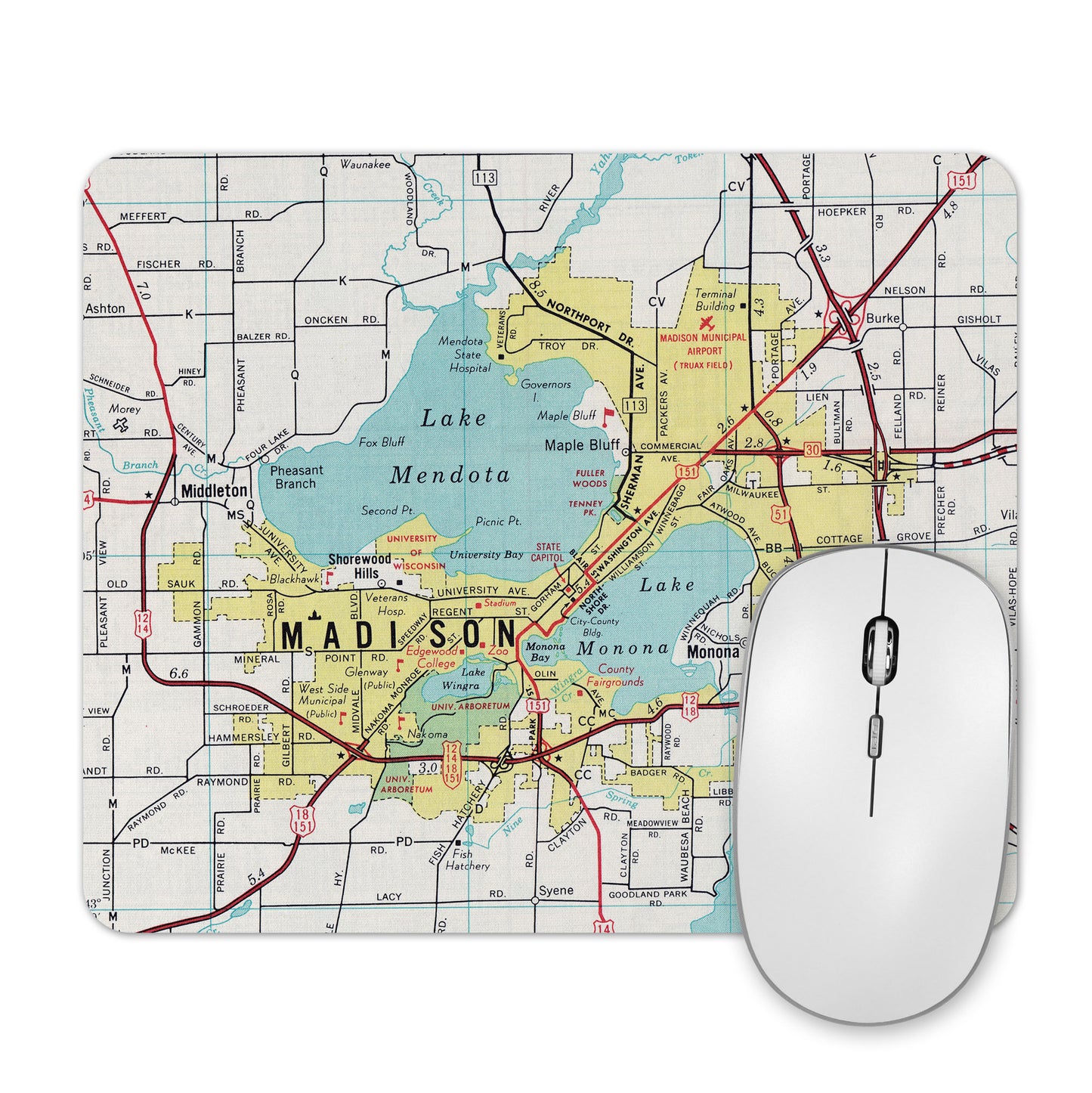 Madison Wisconsin mousepad