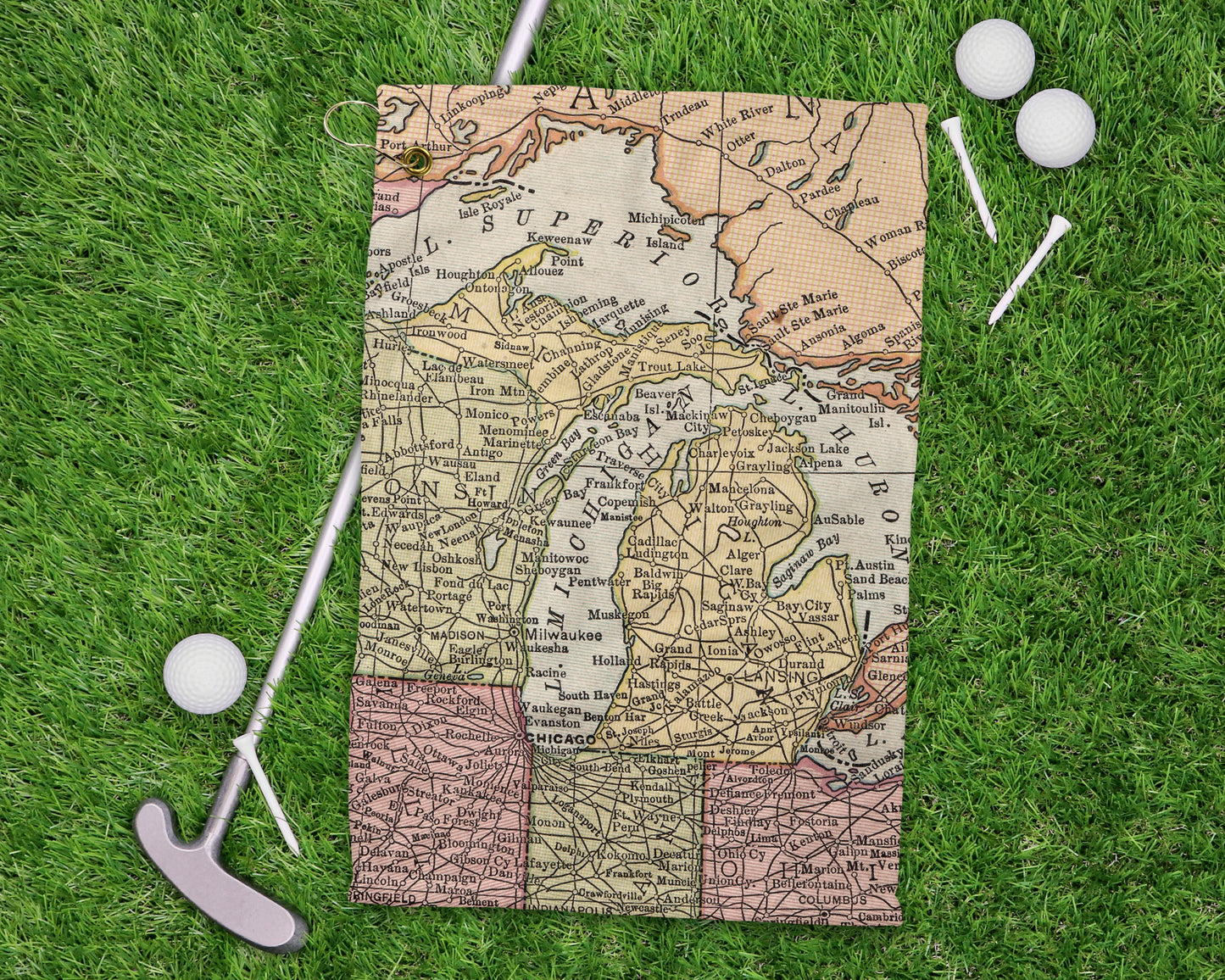 Michigan golf towel primary image