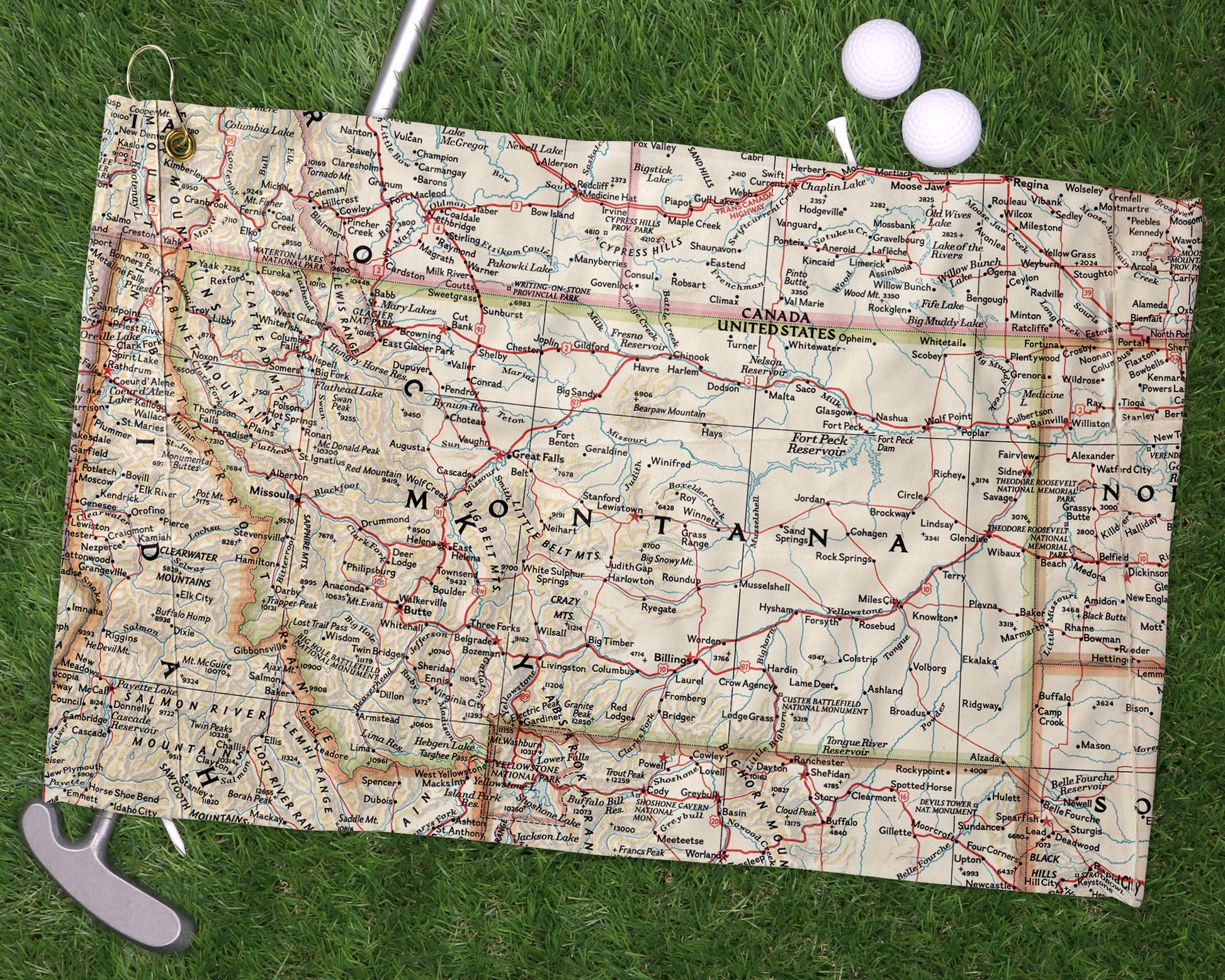 Montana golf towel primary image