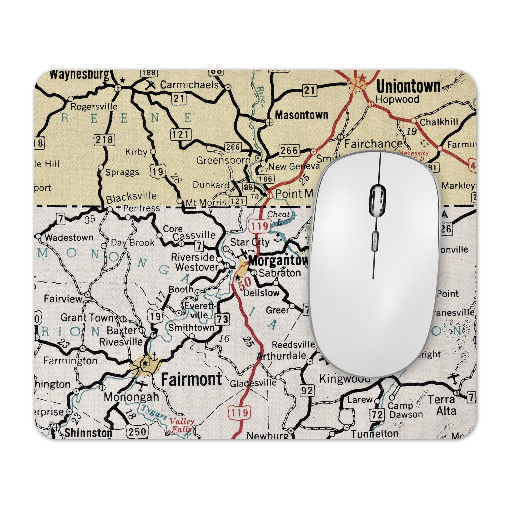 Morgantown West Virginia mousepad