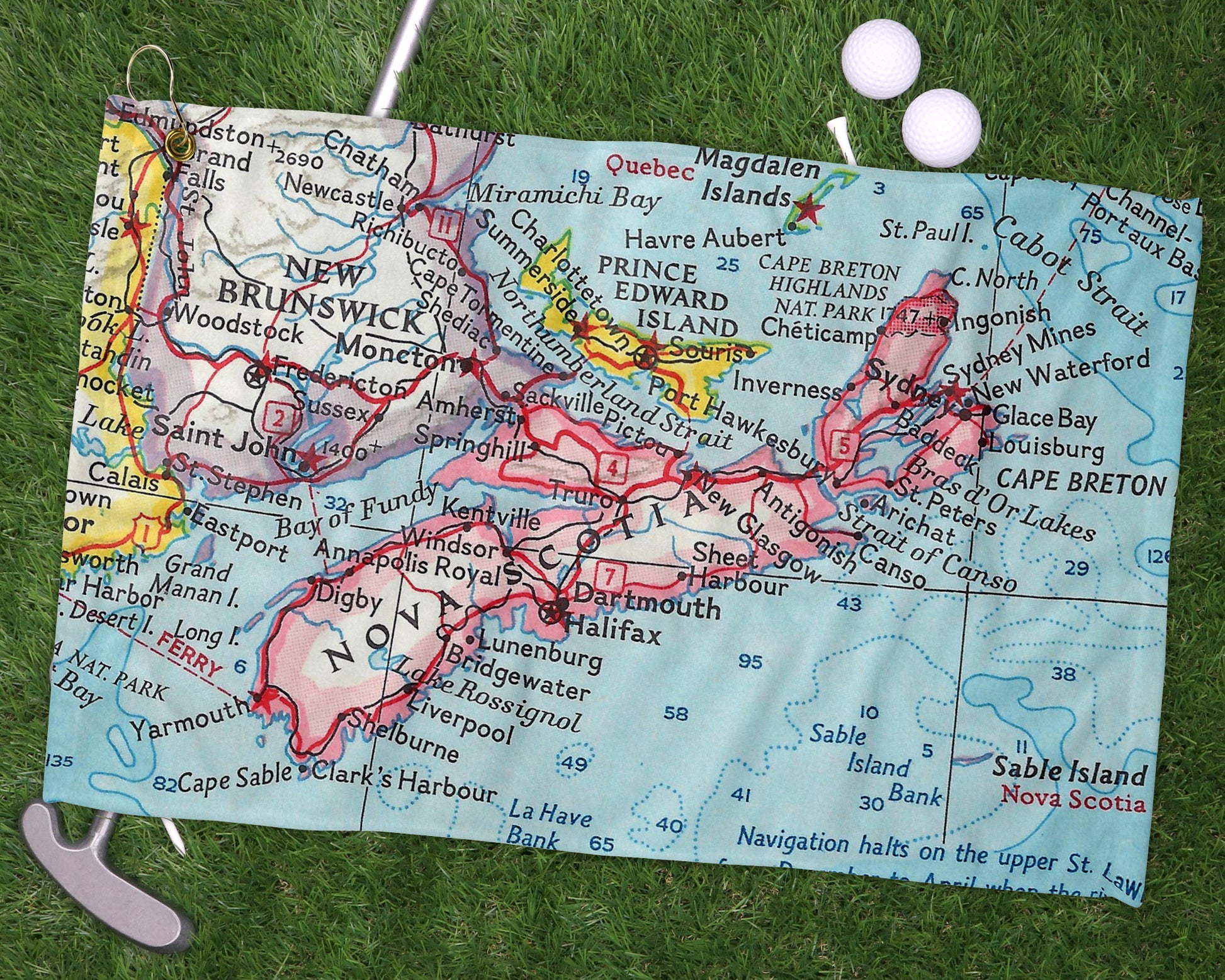 Nova Scotia golf towel primary image