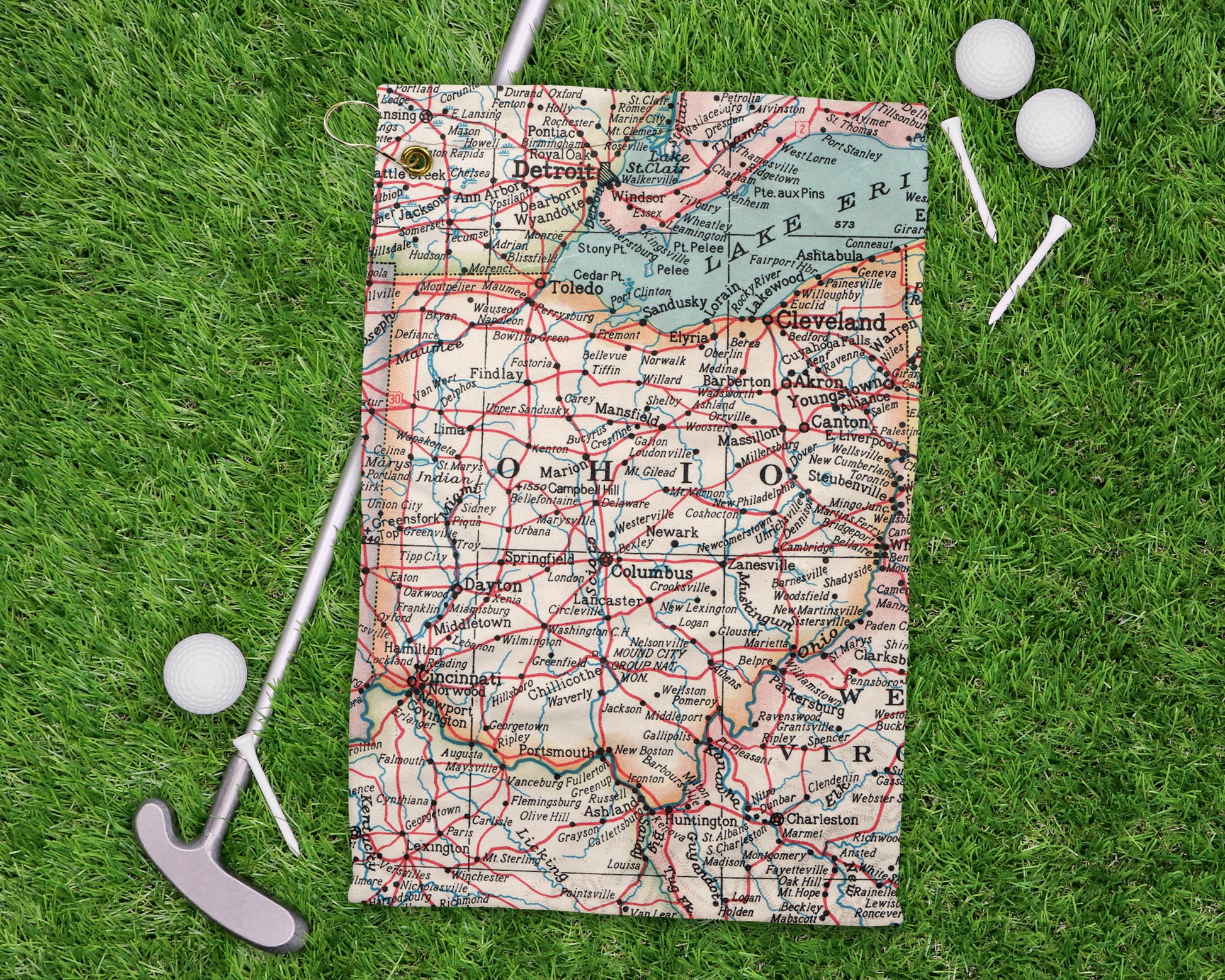 Ohio golf towel primary image