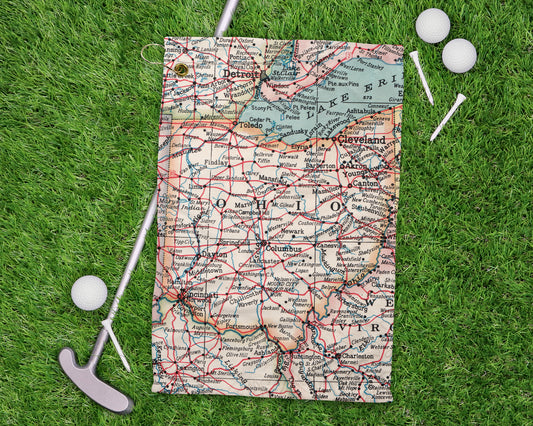 Ohio golf towel primary image