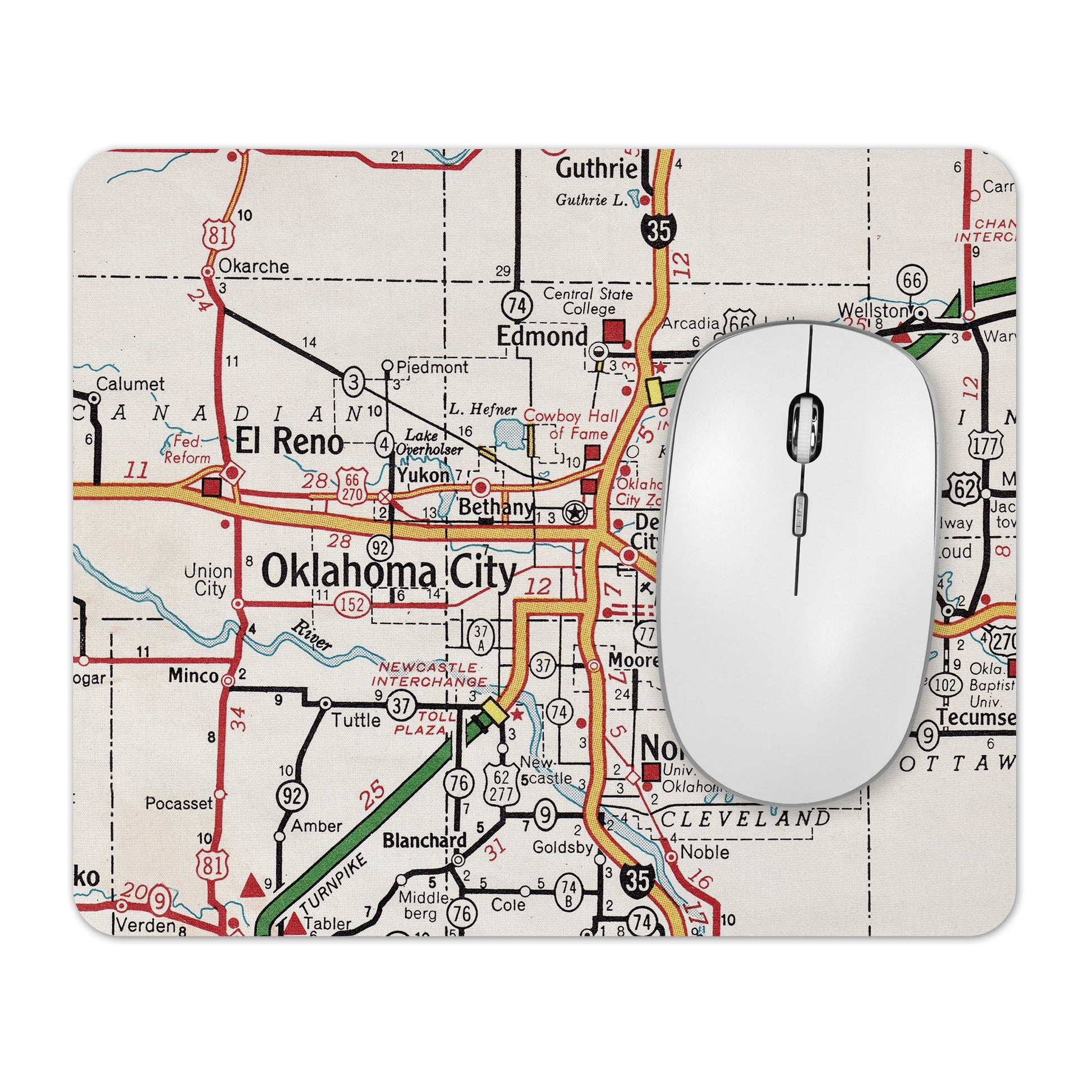 Oklahoma City mousepad