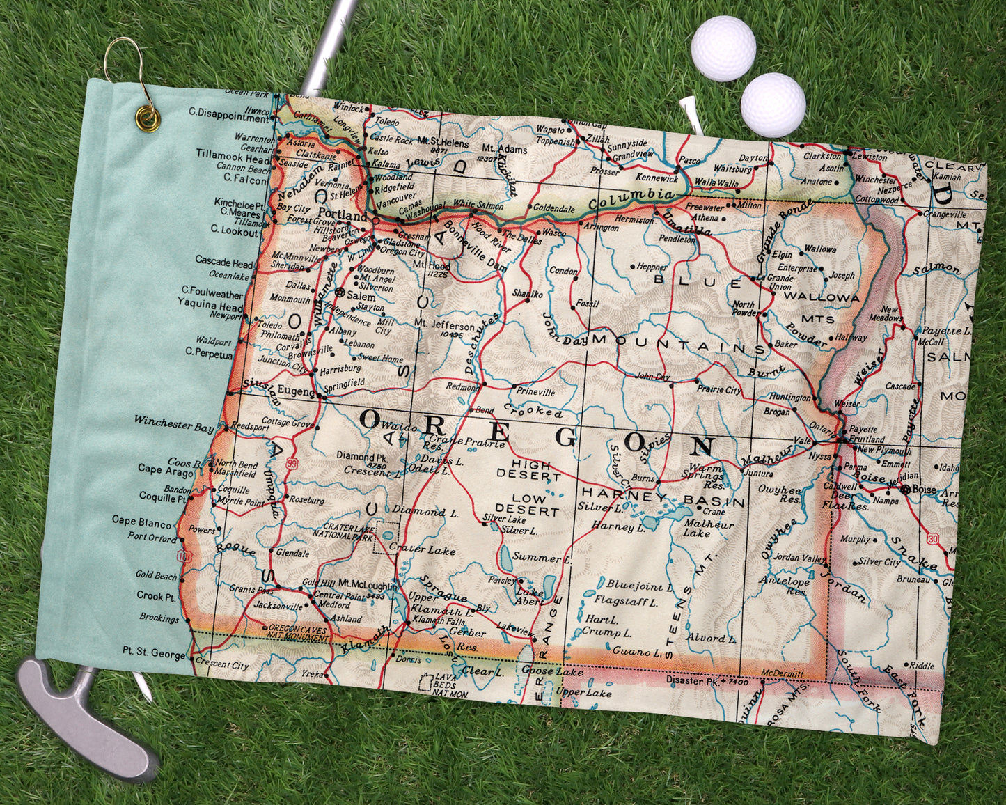Oregon golf towel primary image