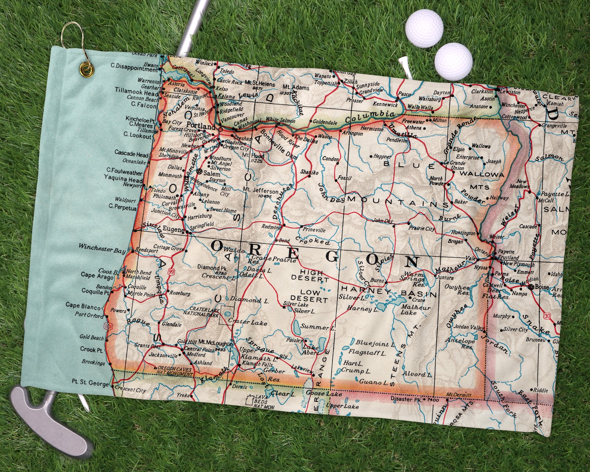Oregon golf towel primary image