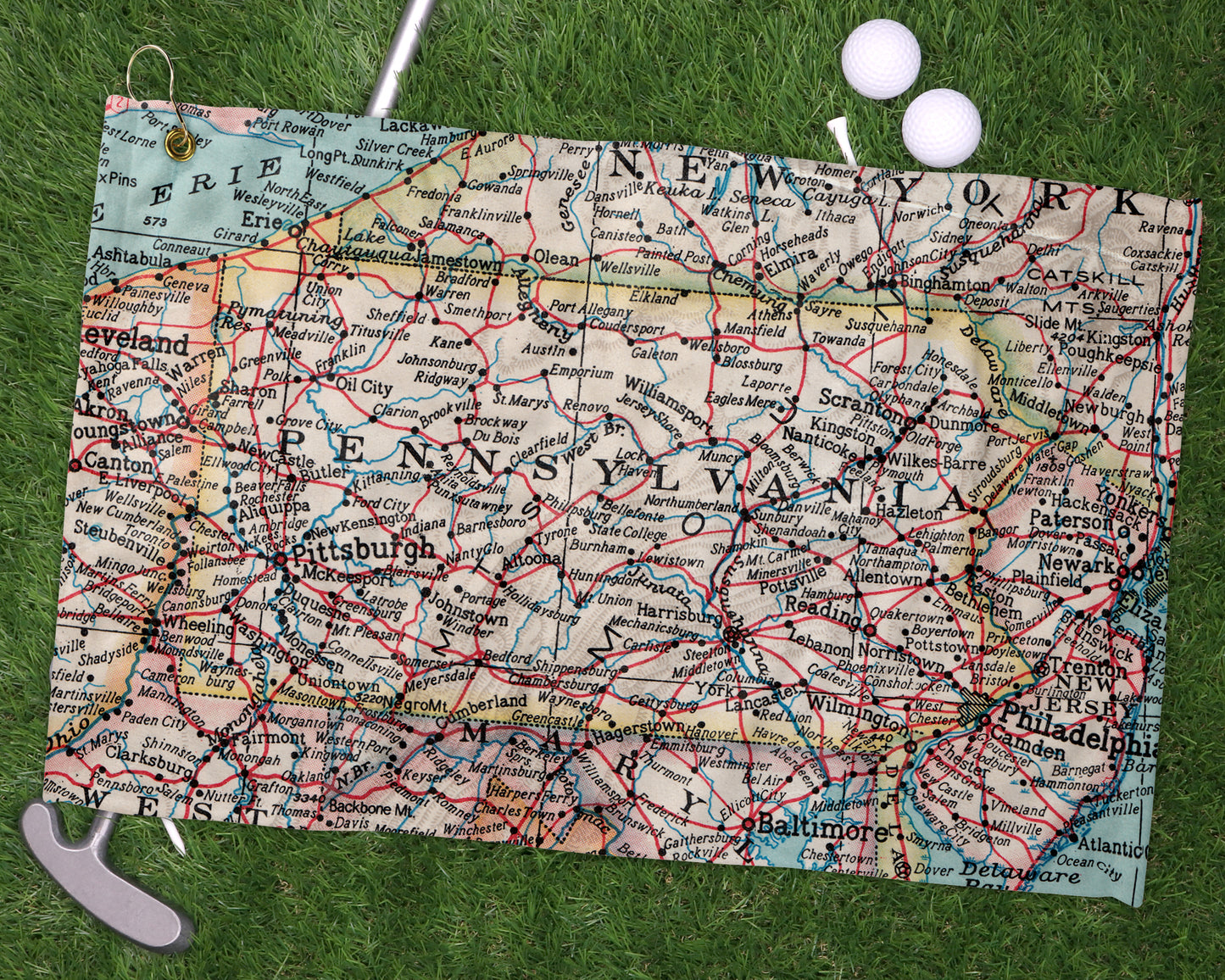 Pennsylvania golf towel primary image