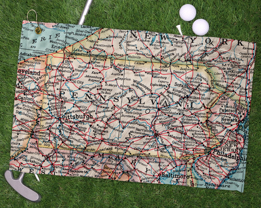 Pennsylvania golf towel primary image
