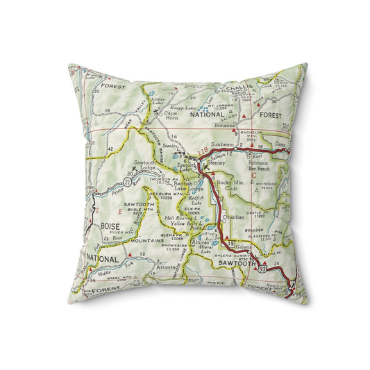 Redfish Lake Idaho pillow