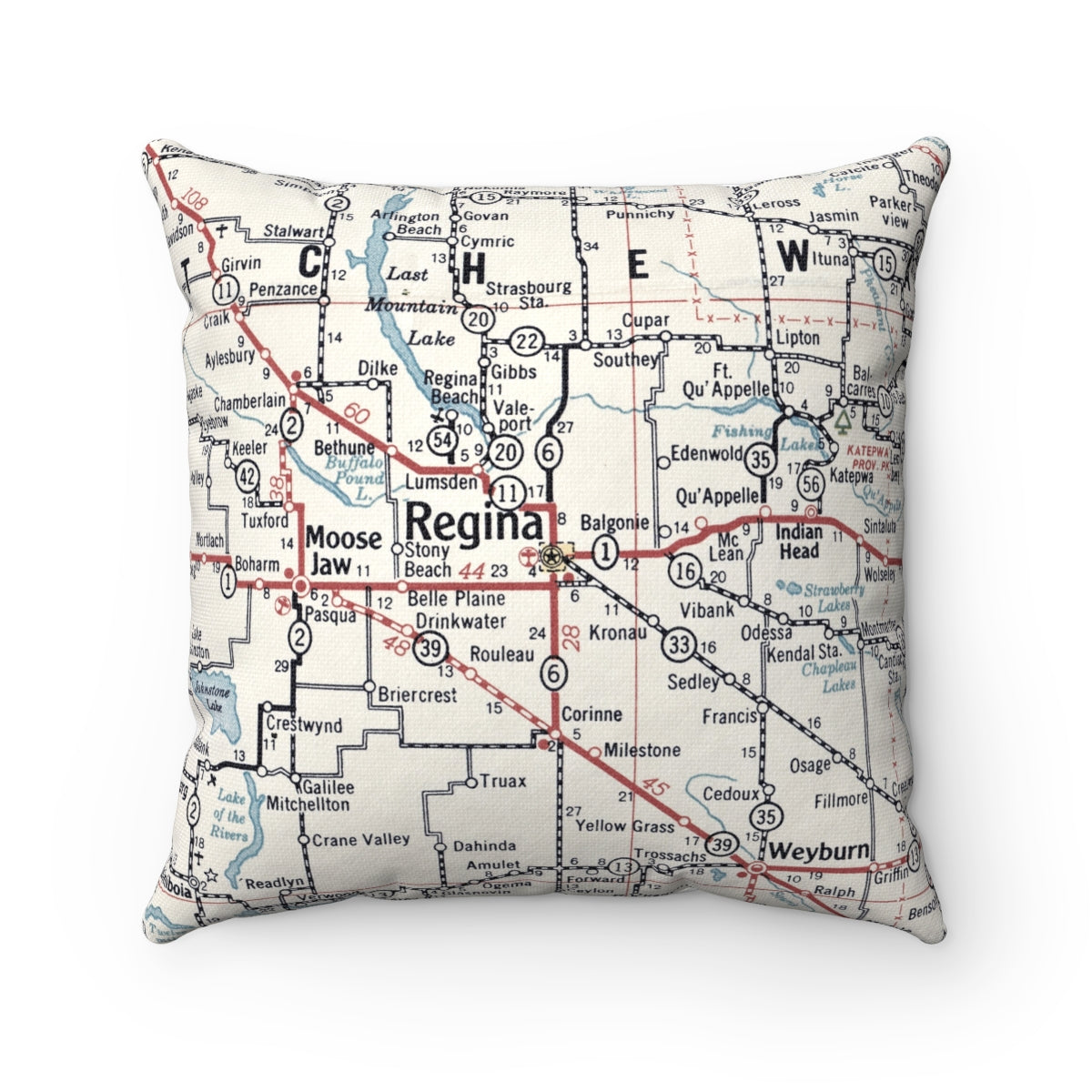 Regina Saskatchewan pillow