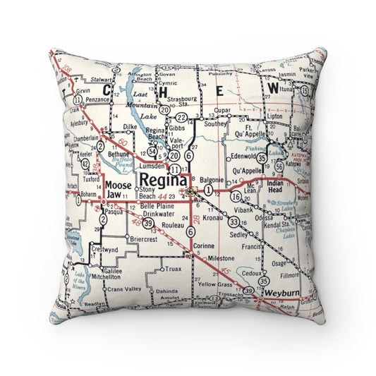 Regina Saskatchewan pillow