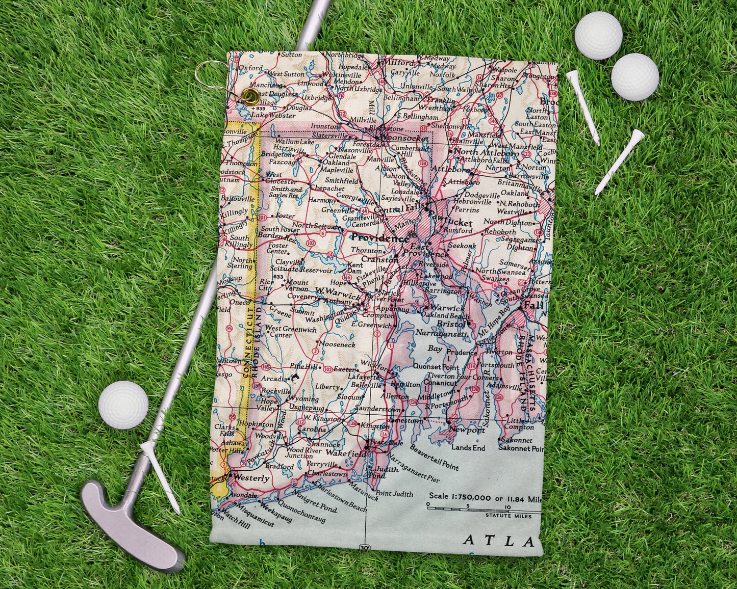 Rhode Island golf towel primary image