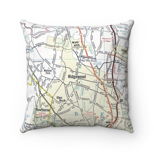 Ridgewood New Jersey pillow