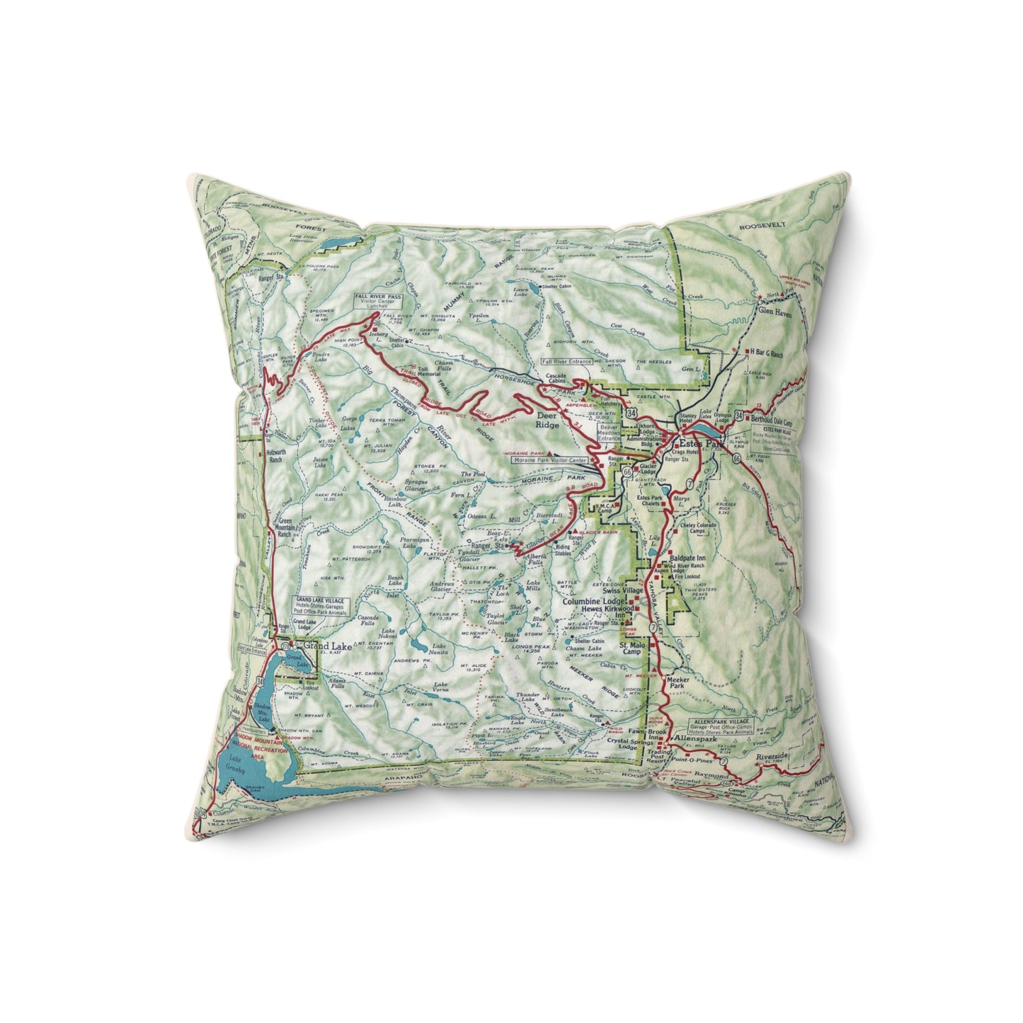 Rocky Mountain National Park pillow