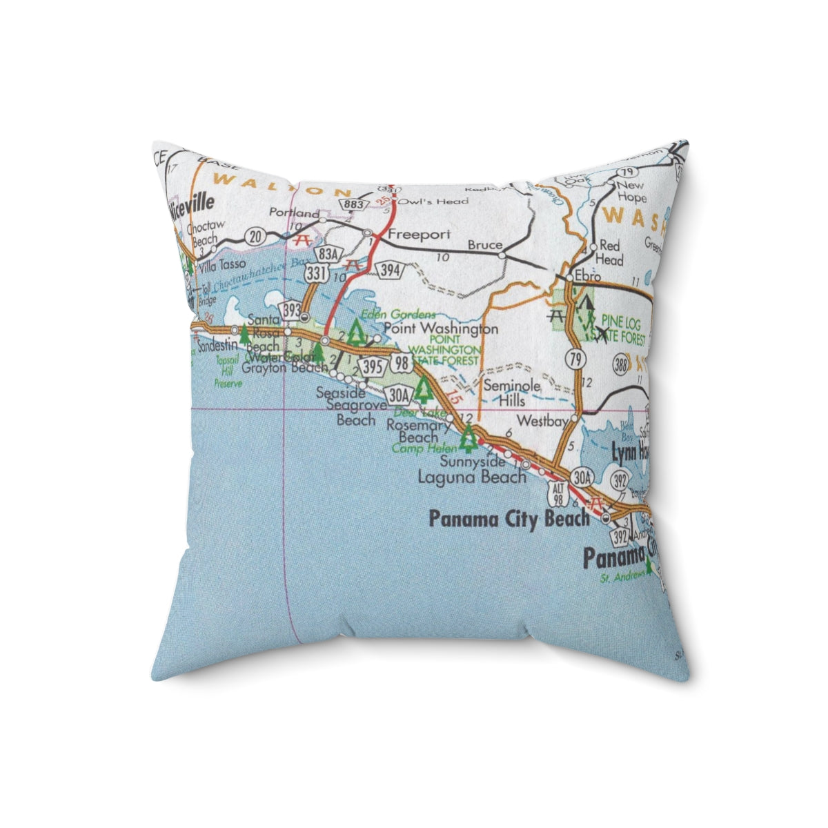 Rosemary Beach Florida pillow
