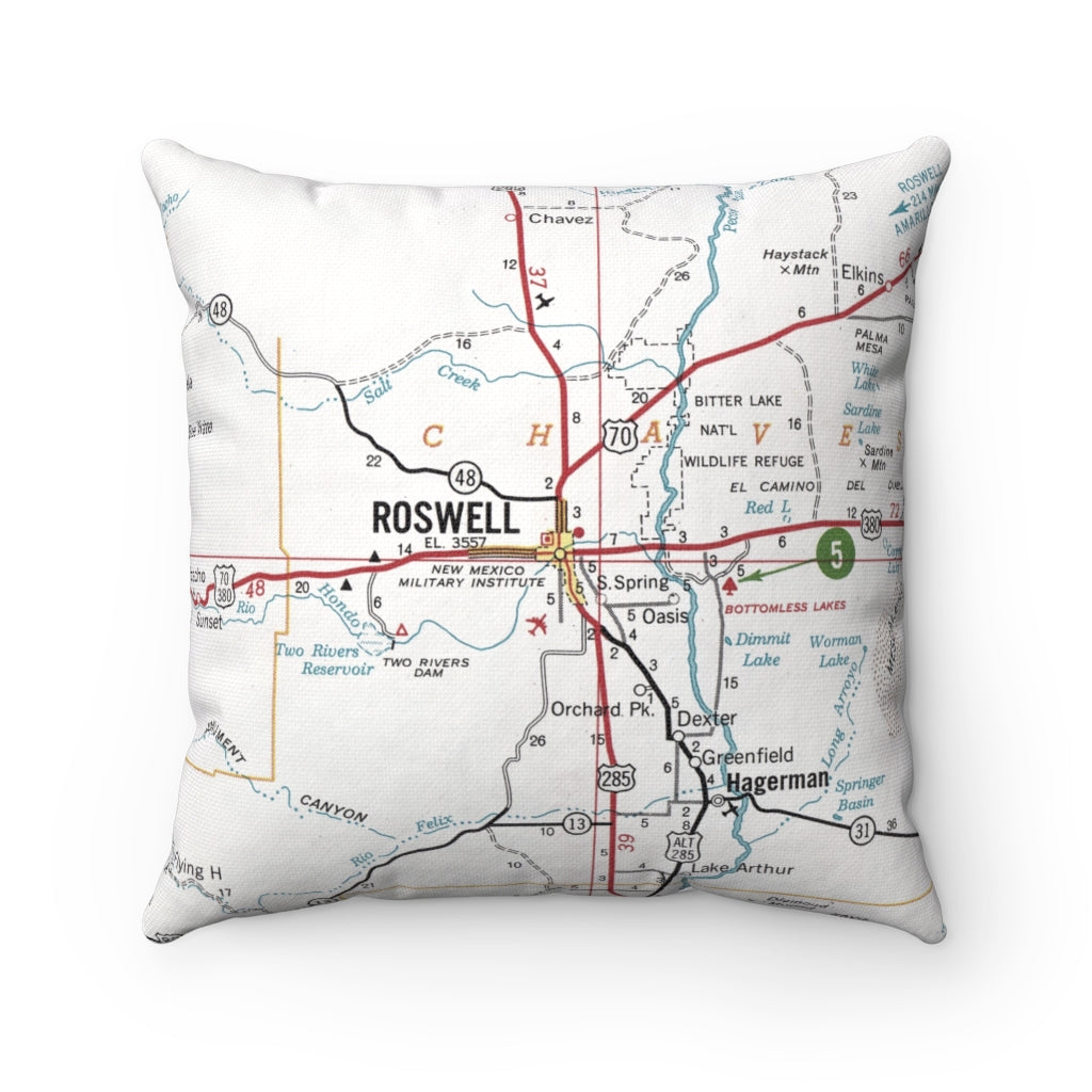 Roswell New Mexico pillow