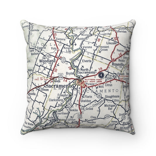 Sacramento California pillow