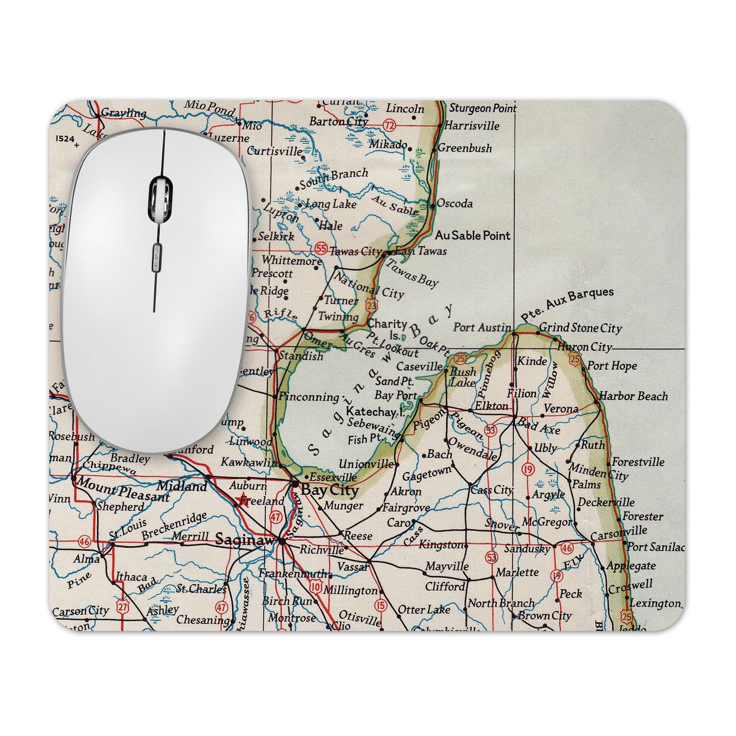 Saginaw Bay Michigan mousepad