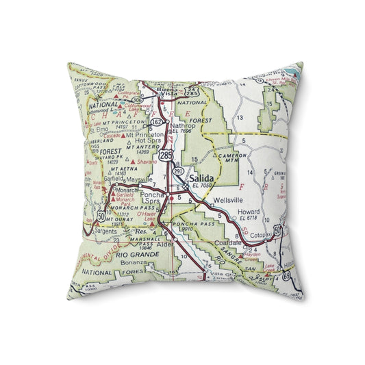 Salida Colorado pillow