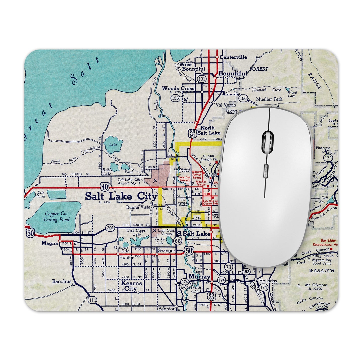 Salt Lake City Utah mousepad