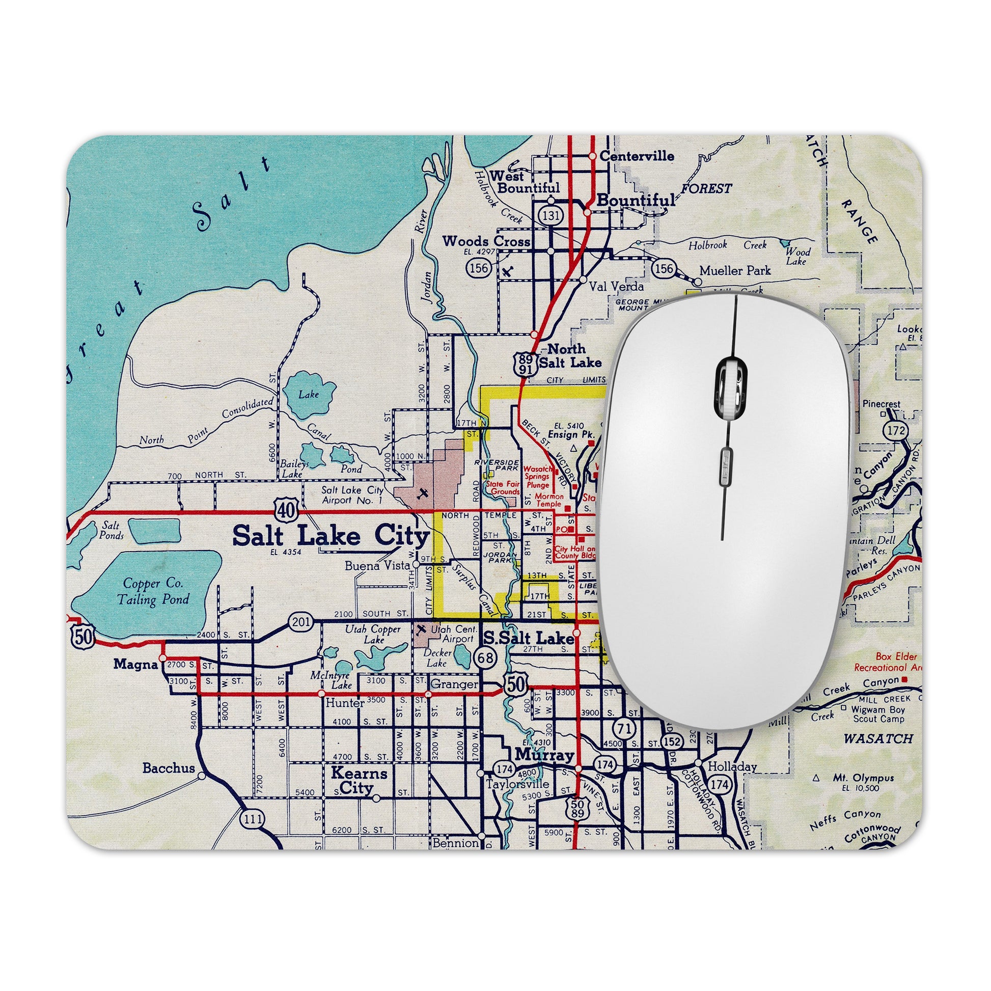 Salt Lake City Utah mousepad