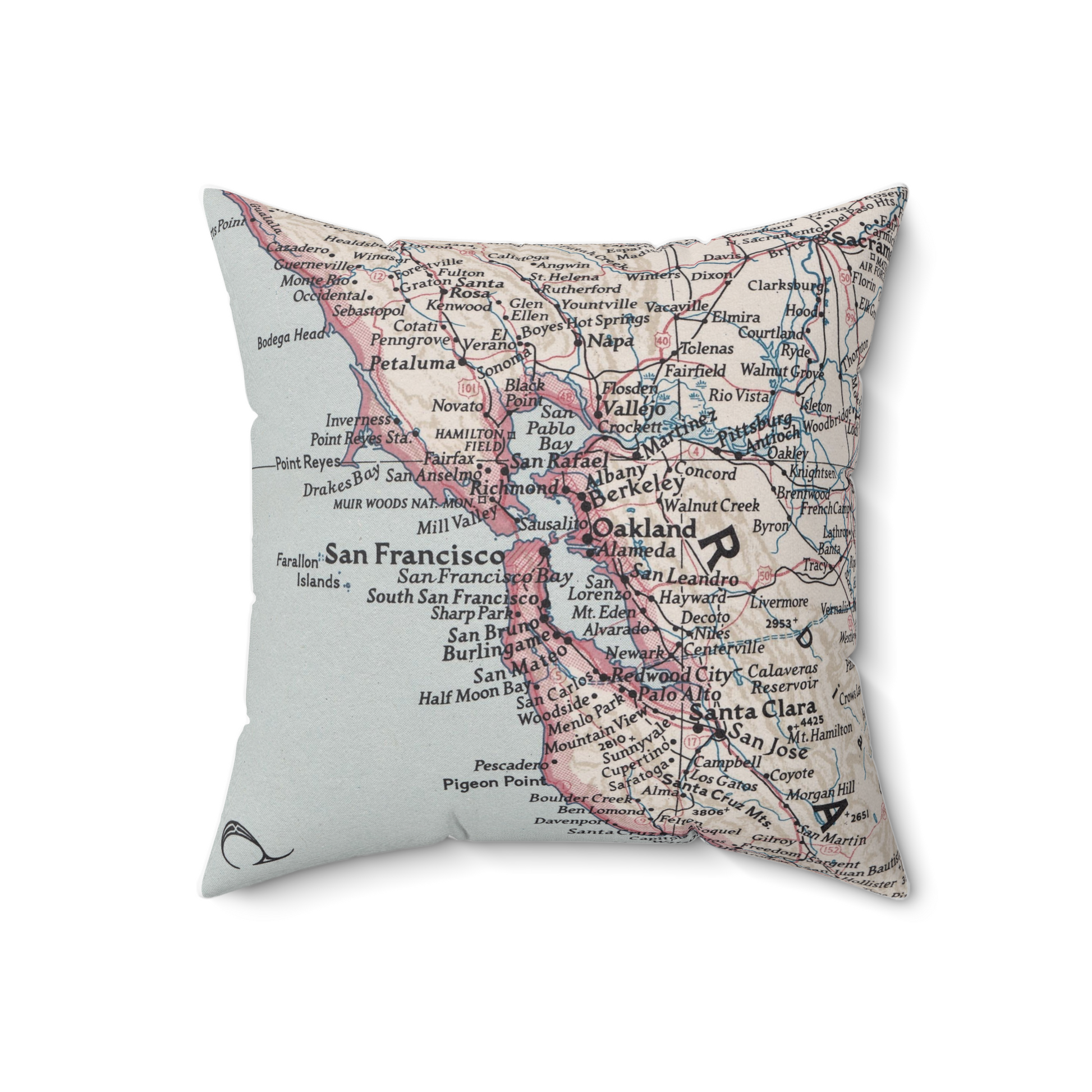 San Francisco California pillow