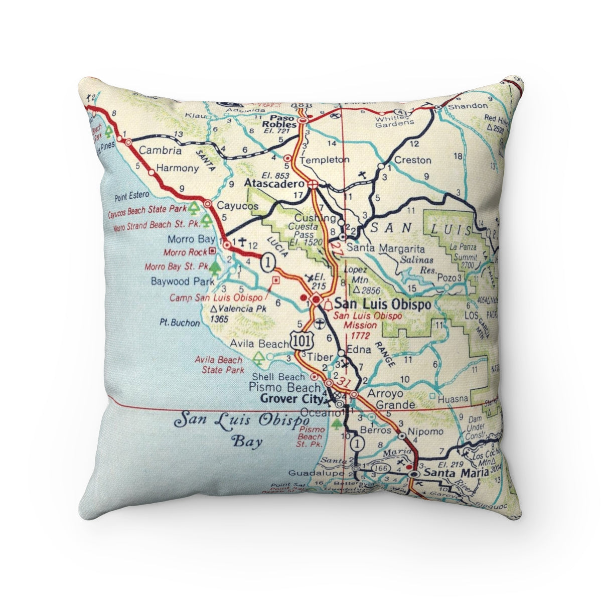 San Luis Obispo pillow