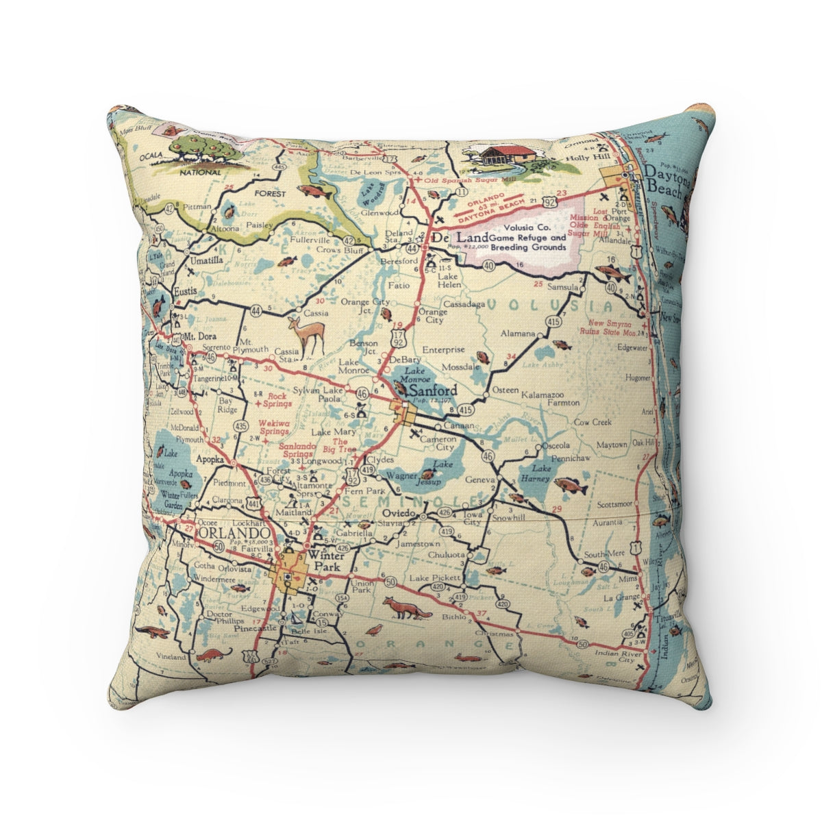 Sanford Florida pillow
