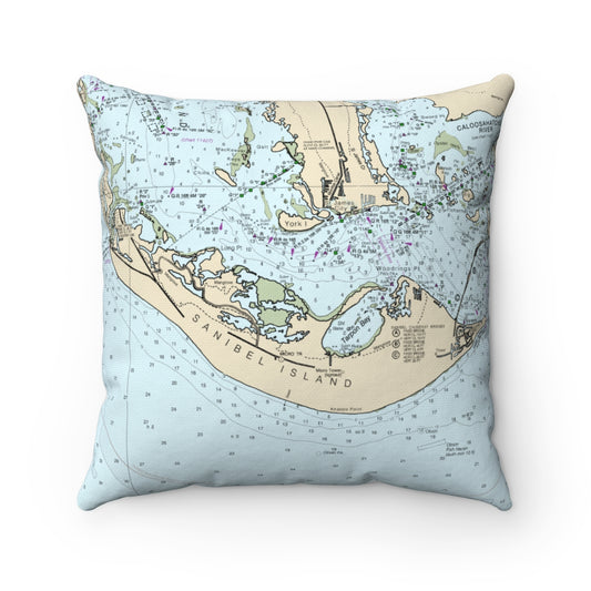 Sanibel Island Florida pillow