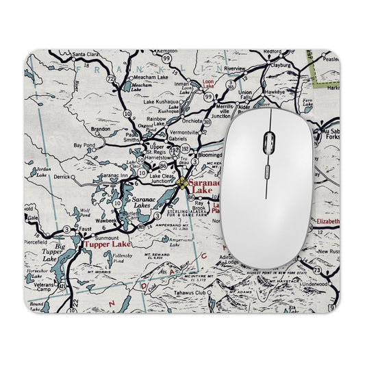 Saranac Lake New York mousepad