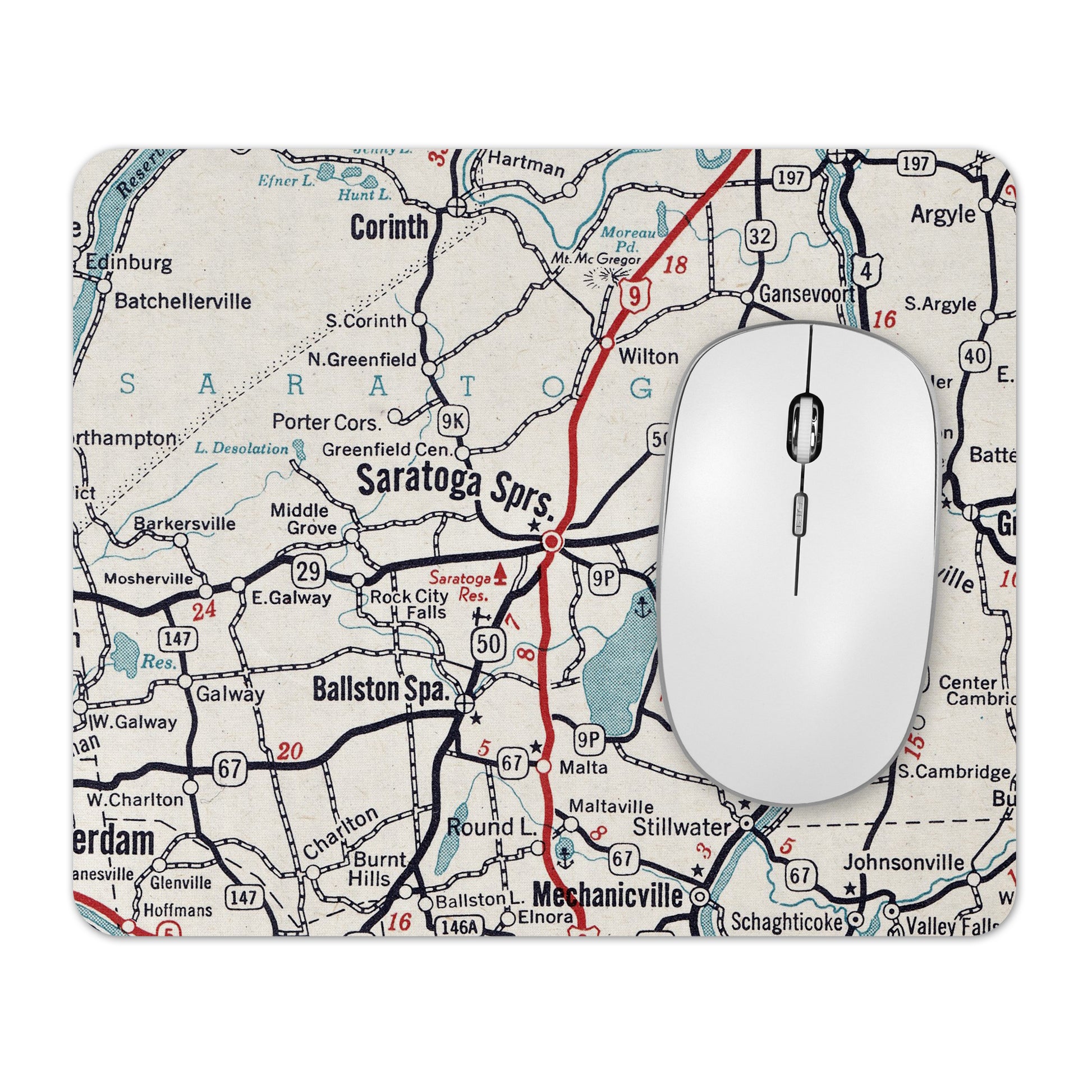 Saratoga Springs New York mousepad