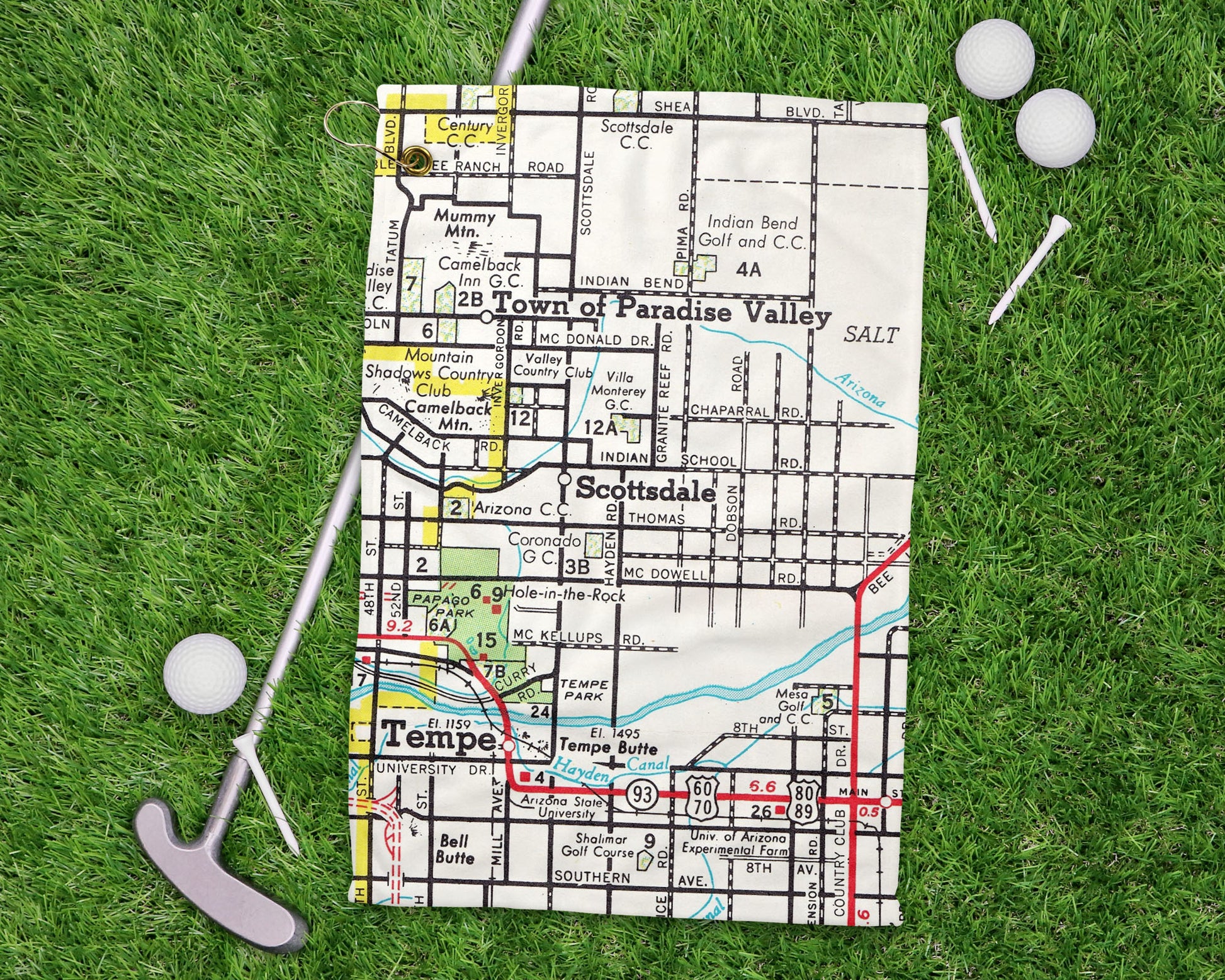 Scottsdale Arizona golf towel primary image