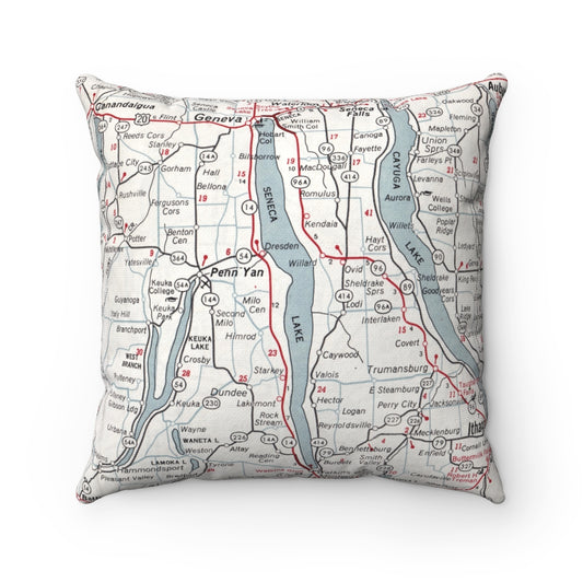 Seneca Lake Pennsylvania pillow