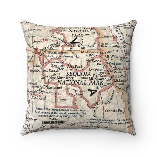 Sequoia National Park pillow
