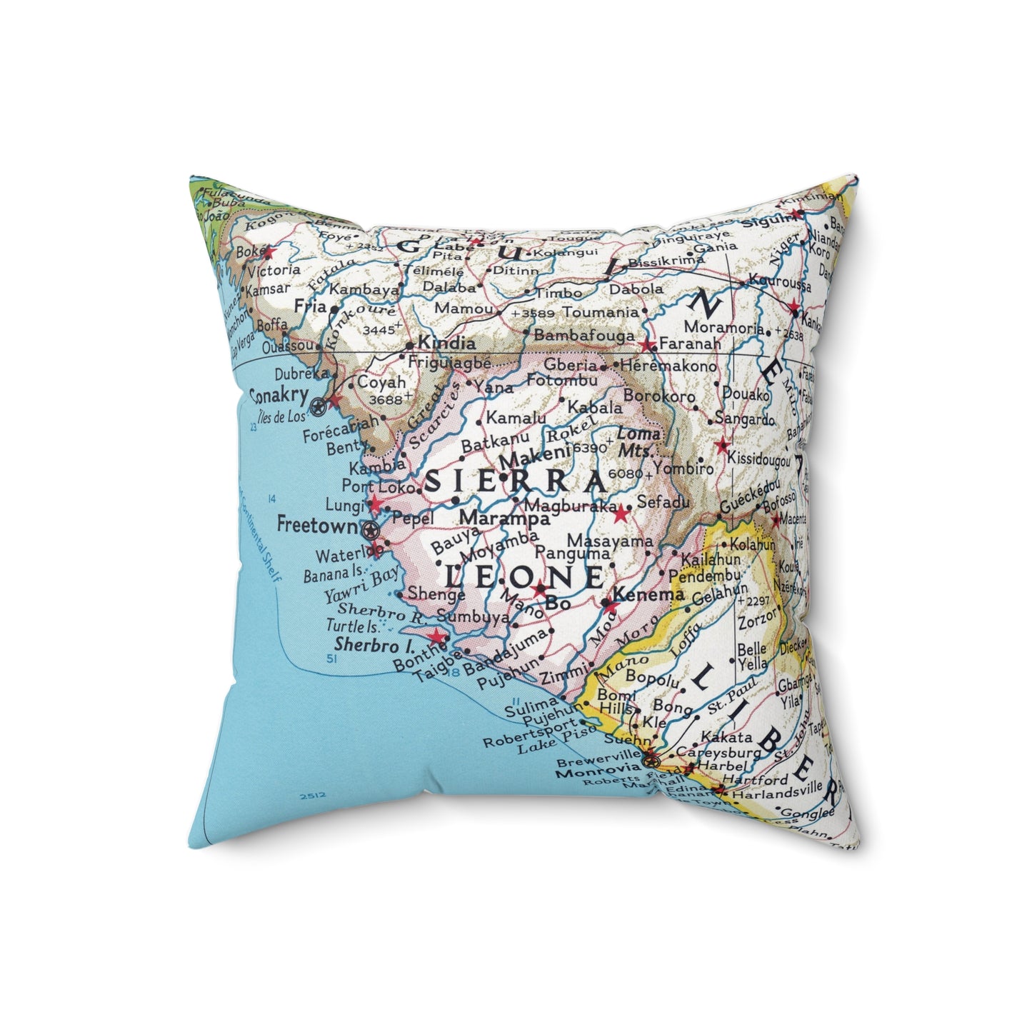 Sierra Leone pillow