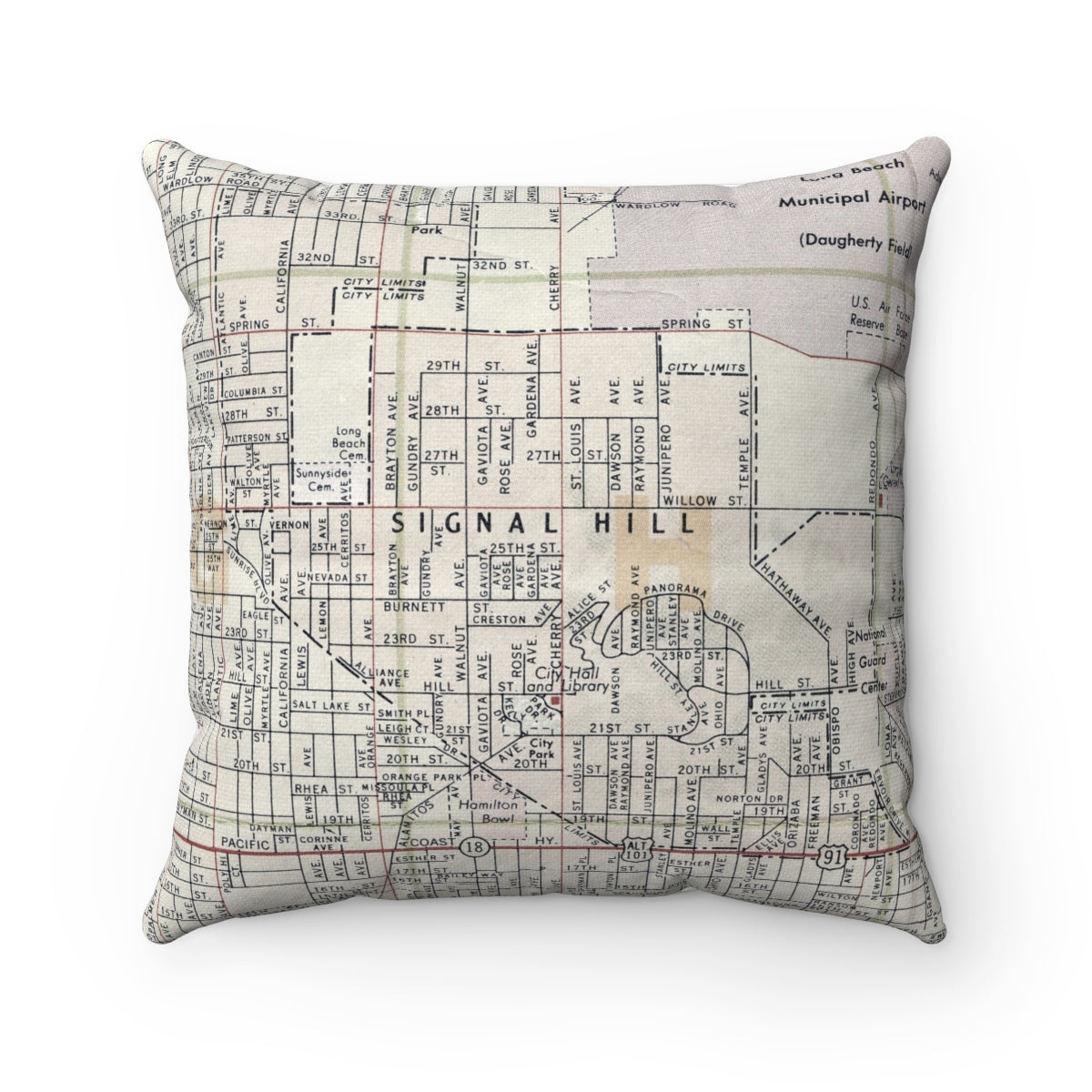 Signal Hill Pittsburgh pillow