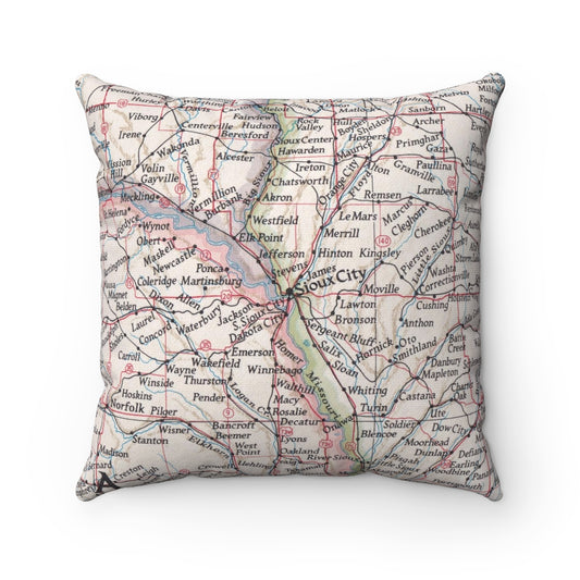 Sioux City Iowa pillow