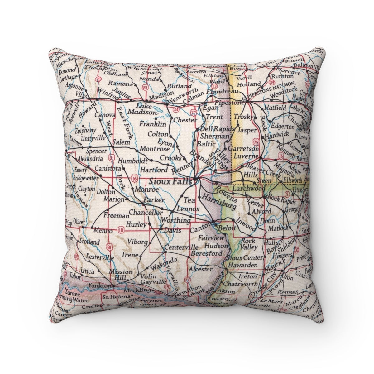 Sioux Falls South Dakota pillow